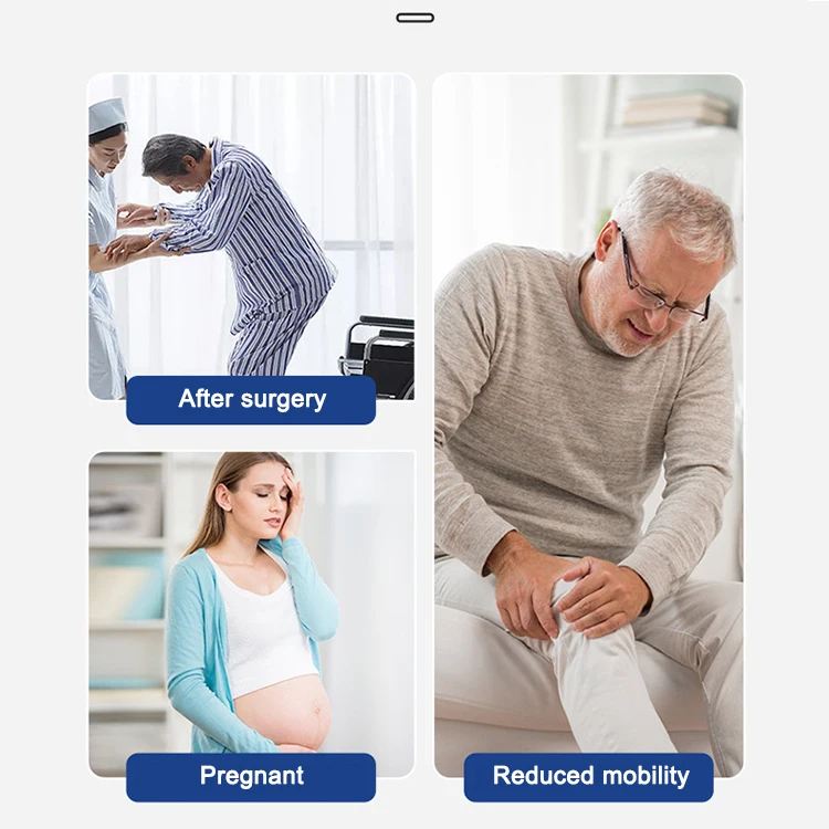 Dearevery Aluminum Alloy Adjustable Hospital Medical Nurse Shower Chair for Elderly and Disabled