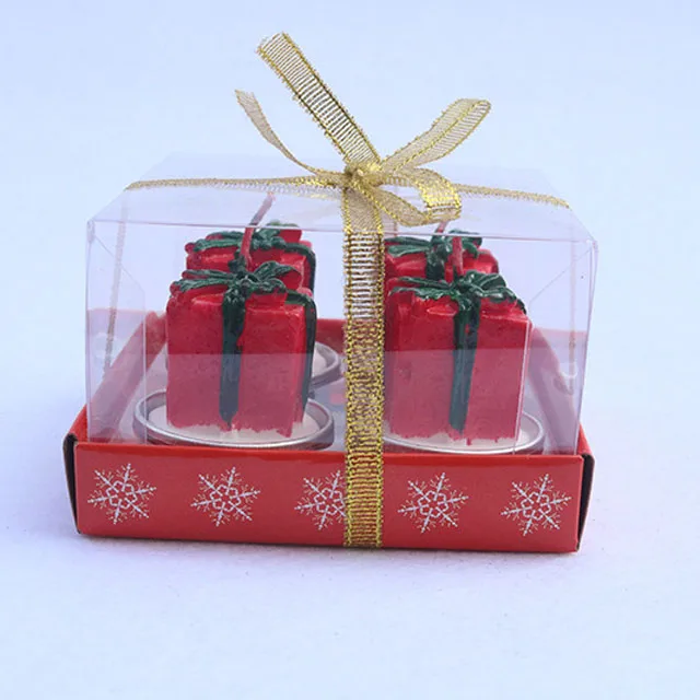  New Christmas Candle Santa Claus/Snowman/Tree Decoration