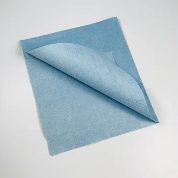 Custom Blue Lint-Free Industrial Cleaning Wipes 300pcs/Box Folded Nonwovens Cloth