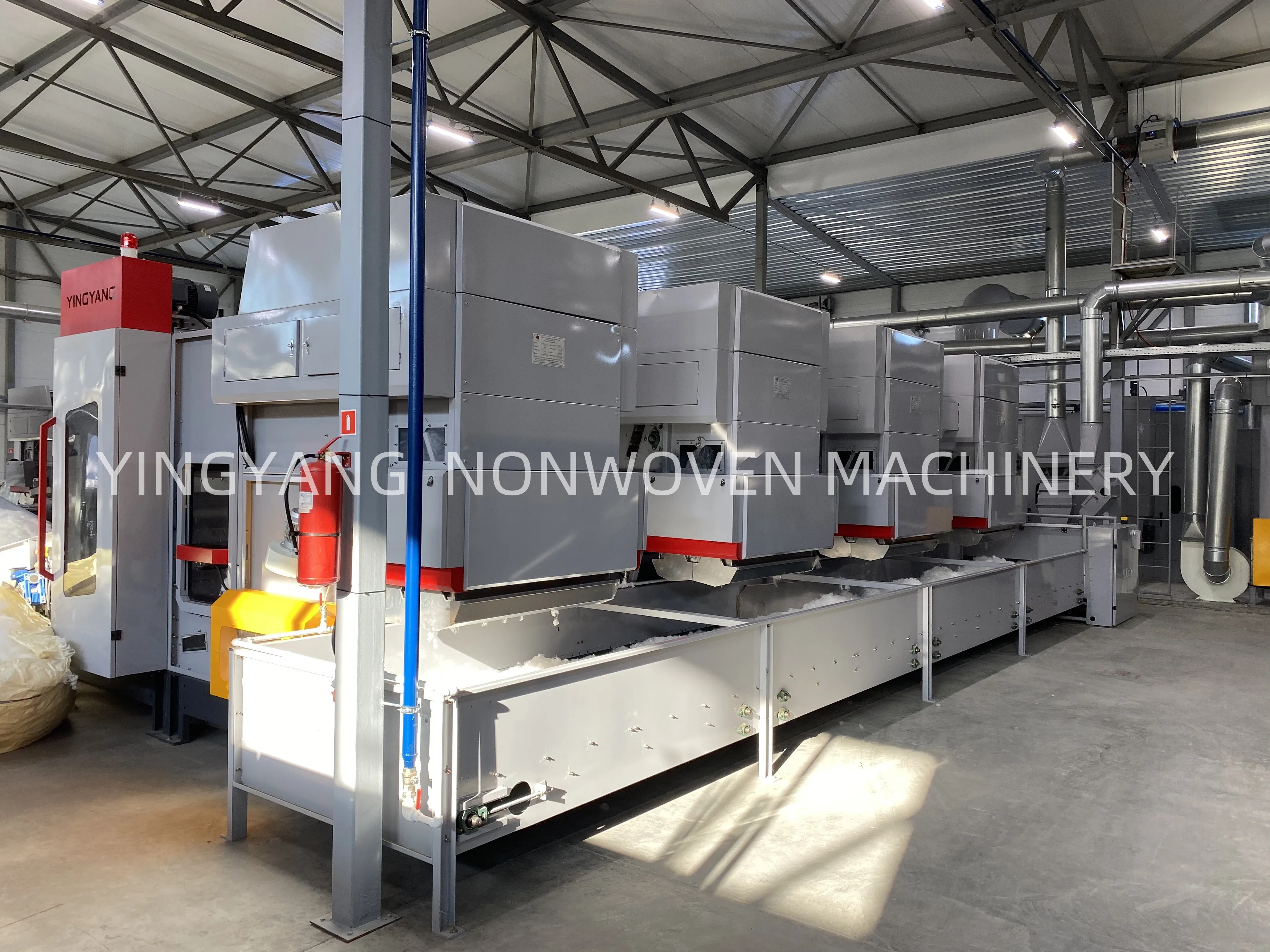 Soft thermal bonding wadding nonwoven production line for quilt material machine cross lapper machine