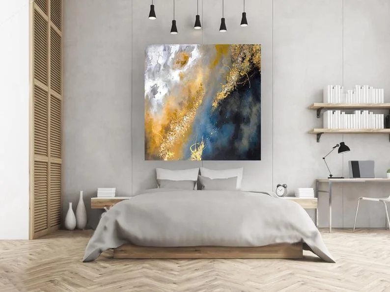 Modern abstract painting for wall decoration