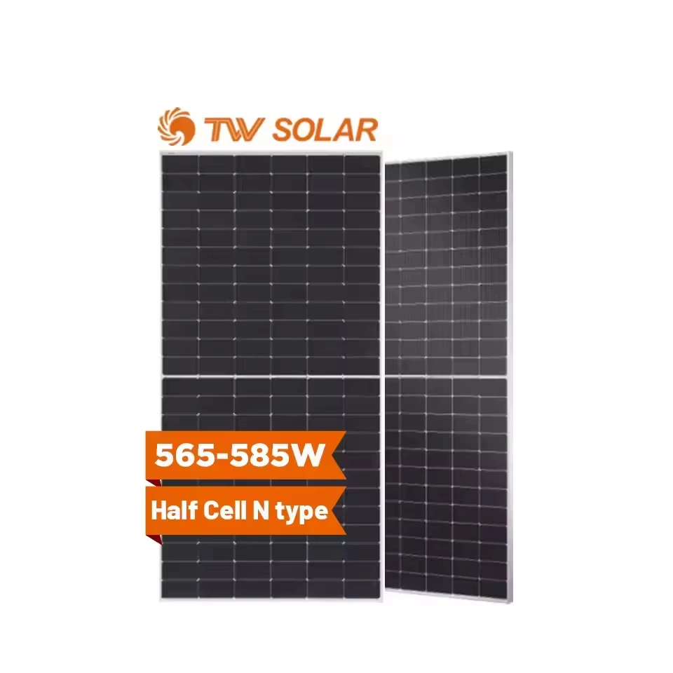 TW Pv Modules N-type Bifacial Tw 570w 575w 580w 585w Solar Panels 600 W Watt 605w 610w 615w 620w Bificial Solar Panels