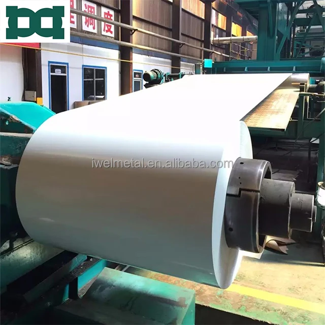 ral9003 9010 white PPGI 1250 prepainted galvanized steel coil and PPGL 1219 prepainted galvalume steel coil