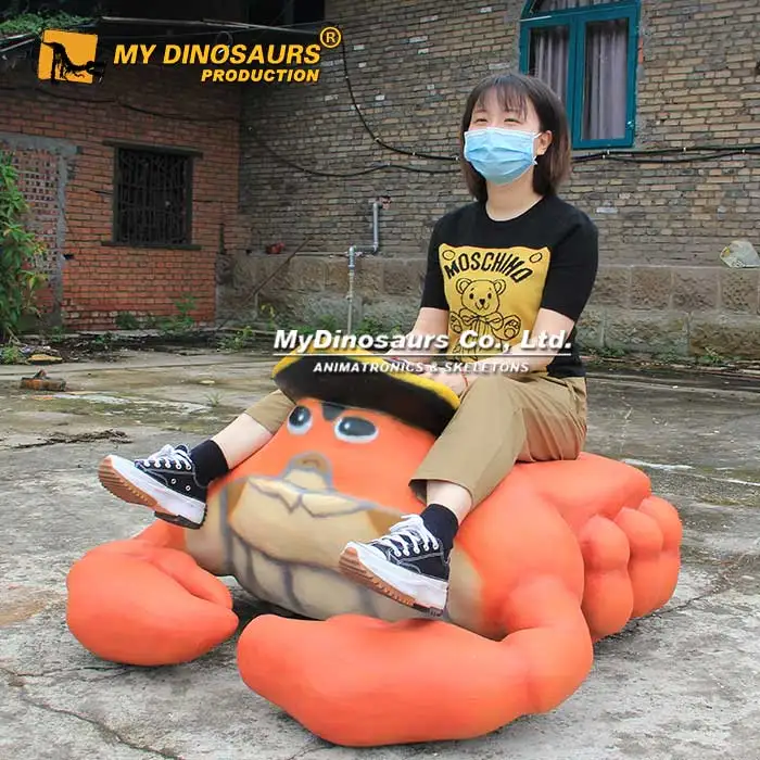 MY Dino Park Earn Money Electric Ride Crab Scooter