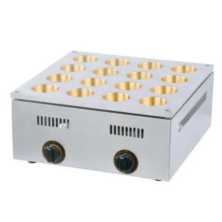 16 Holes Japanese Cake Obanyaki Imagawayaki Pancake Waffle Iron Maker Machine