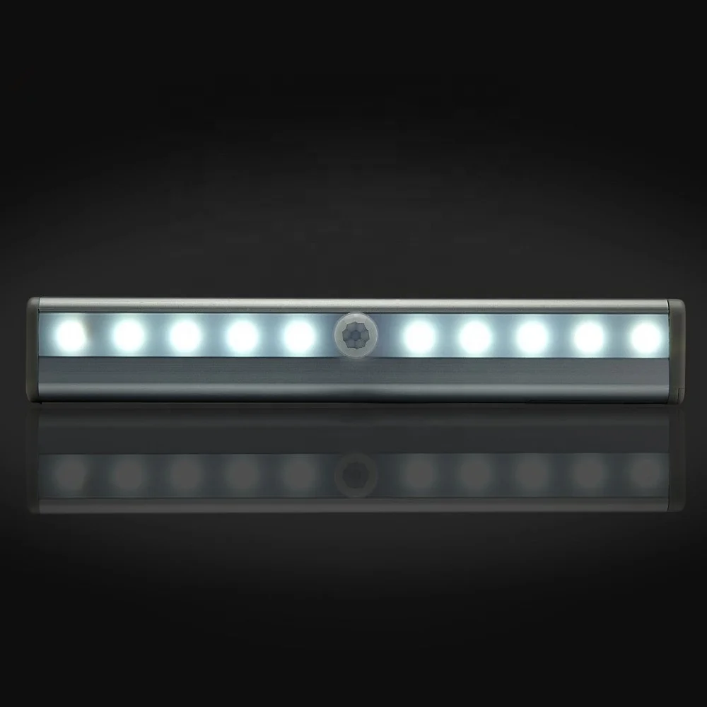 
Factory Directly 10LED PIR Motion Sensor LED Night Light LED Closet Light 