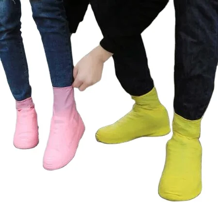 Non-Slip Waterproof Rainy Boots Thicken  Rubber Boots Cover Sneaker Protector Foot Covers Outdoor Cycling Overshoe