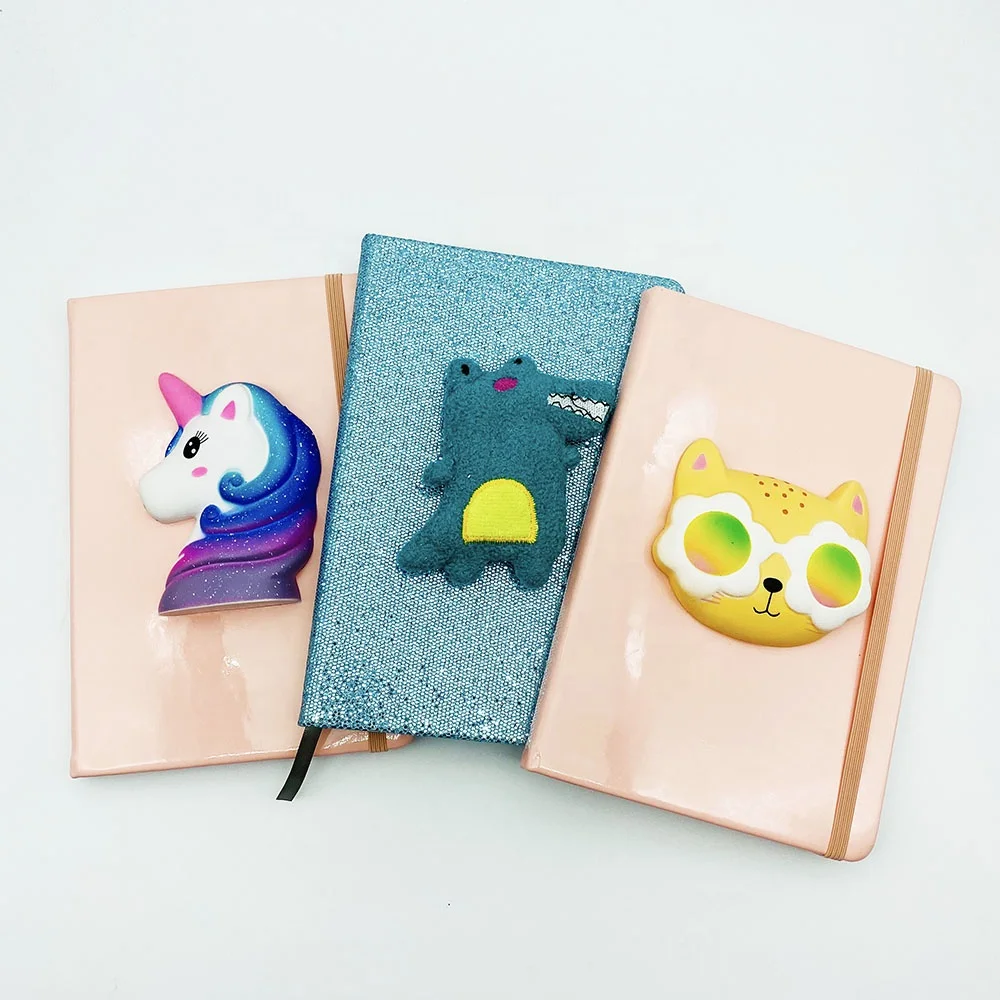 Squishy Colorful Journal unicorn Promotional Notebook