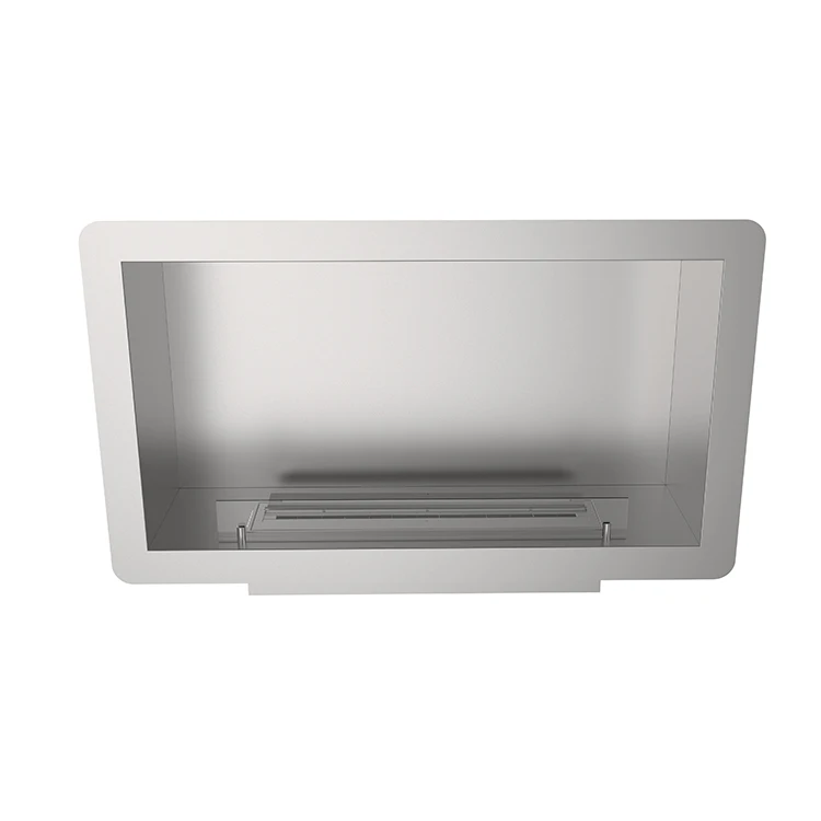 Wholesale 120*65*38CM Modern Frame Plug In Home Ventless Ethanol Stainless Steel Fireplace