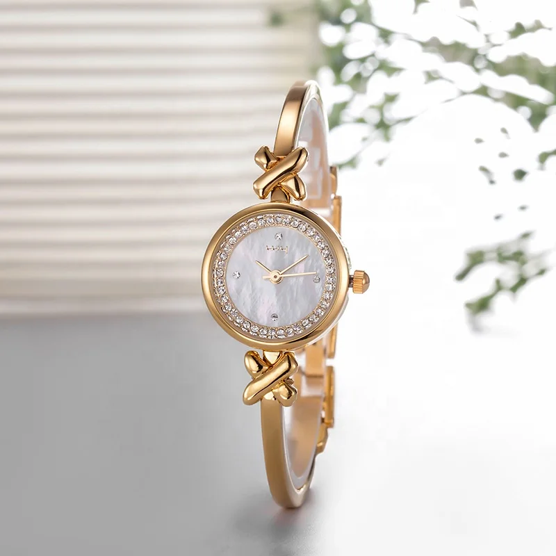 Raymons WY-022 most buyer cheap price 3ATM waterproof ladies slim stainless steel strap bracelet wrist watch women with diamond