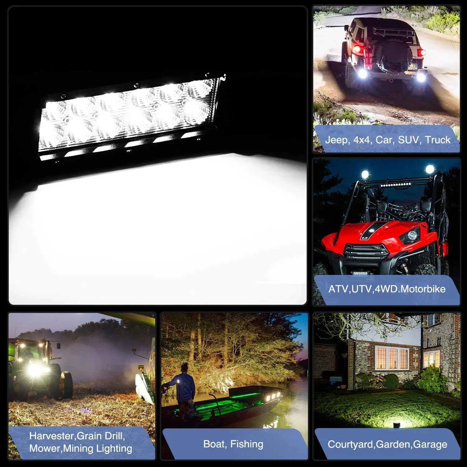 
2021 Hot Sell High Quality 7 inch Double Row 36W LED Light Bar for Truck Car Driving LED Bar With 2 Years Warran 
