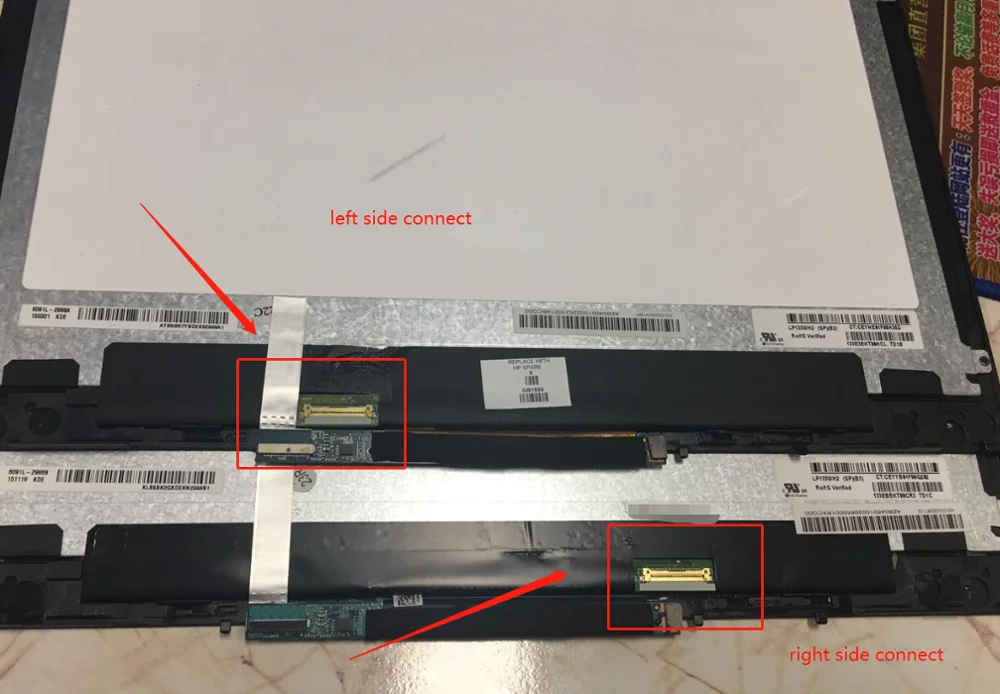 Дигитайзер сенсорного ЖК-экрана в сборе для HP Pavilion X360 13-S series 13-S103LA 13 3 LP133WH2 запасные