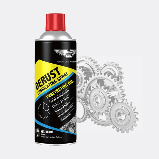 Trusted supplier professional anti rust lubricant rust remover aerosol spray for car care (1600357692409)