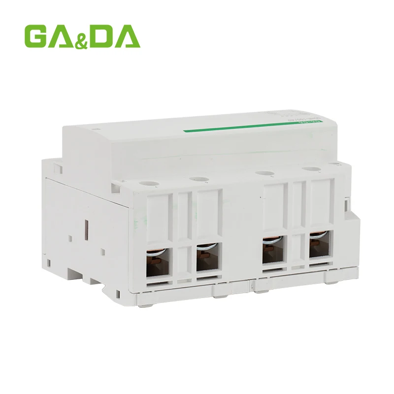 100A DIN Rail AC Contactor 4NO Coil modular contactor
