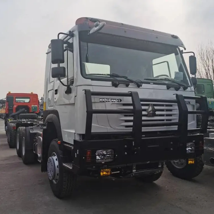 High Quality Sinotruk 6x4 400hp Truck Head Howo Tractor Trucks With Bumper For Tropical Rain-forest Work