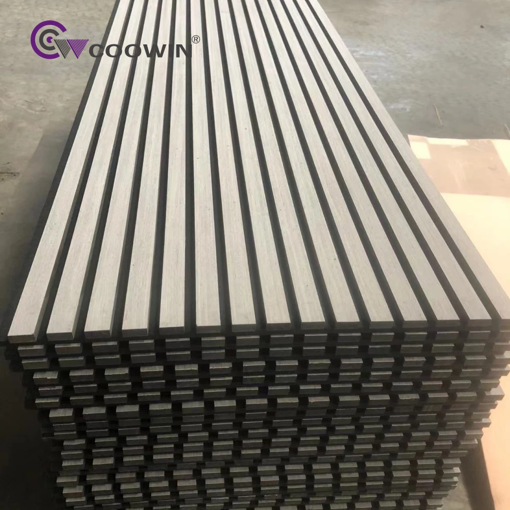 Custom Dark Walnut Wood Veneer Wall Panelling Slat Panel Wandpaneel Acoustic Panel Akupanel