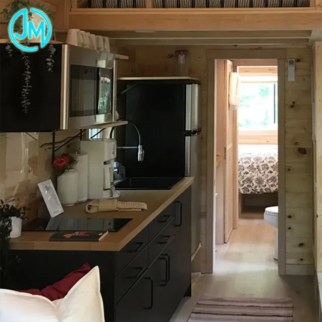 Modern 2 Story Prefab Light Steel Loft Trailer Travel Mobile Home Caravan Mobile Modular Mini Tiny House On Wheels