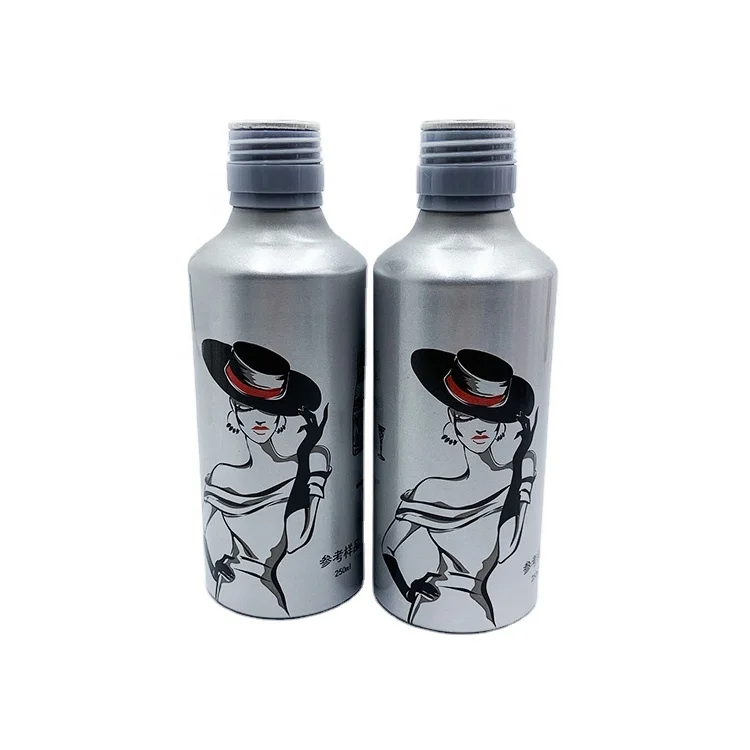 Прямая продажа с фабрики новый дизайн алюминиевые спиртовые напитки под заказ высококачественные винные бутылки