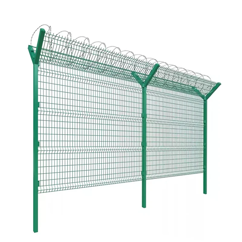 Cheap Sale Safety Razor Net Prison Security  Fencing Wire Galvanized Metal Steel Pvc Coated Chain Link Fence Garden Fence