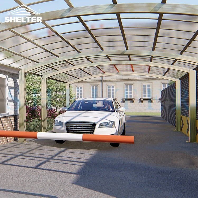 Modern 10x10 Metal Carport Car Shed Metal Frame Storage Sheds