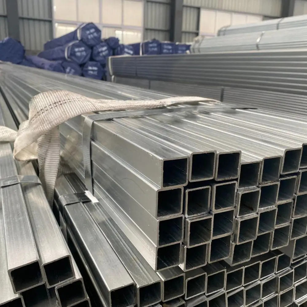 ASTM A500 Q235 Galvanized Mild Steel Square Hollow Section for Construction - Durable Iron Pipe & Steel Square Bar.