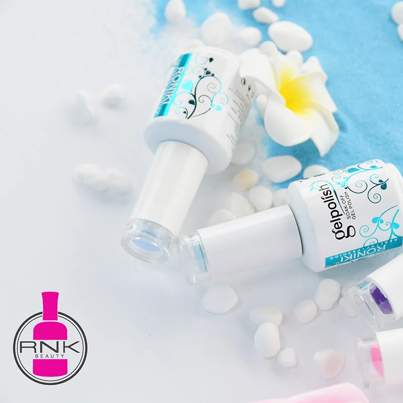 РНК GelPolish ногтей изготовленные на заказ Бесплатный Образец Oem Био-Гели Soak Off УФ Гель-лак для УФ-лампы и светодиодные лампы 15 мл с жидкость снятия