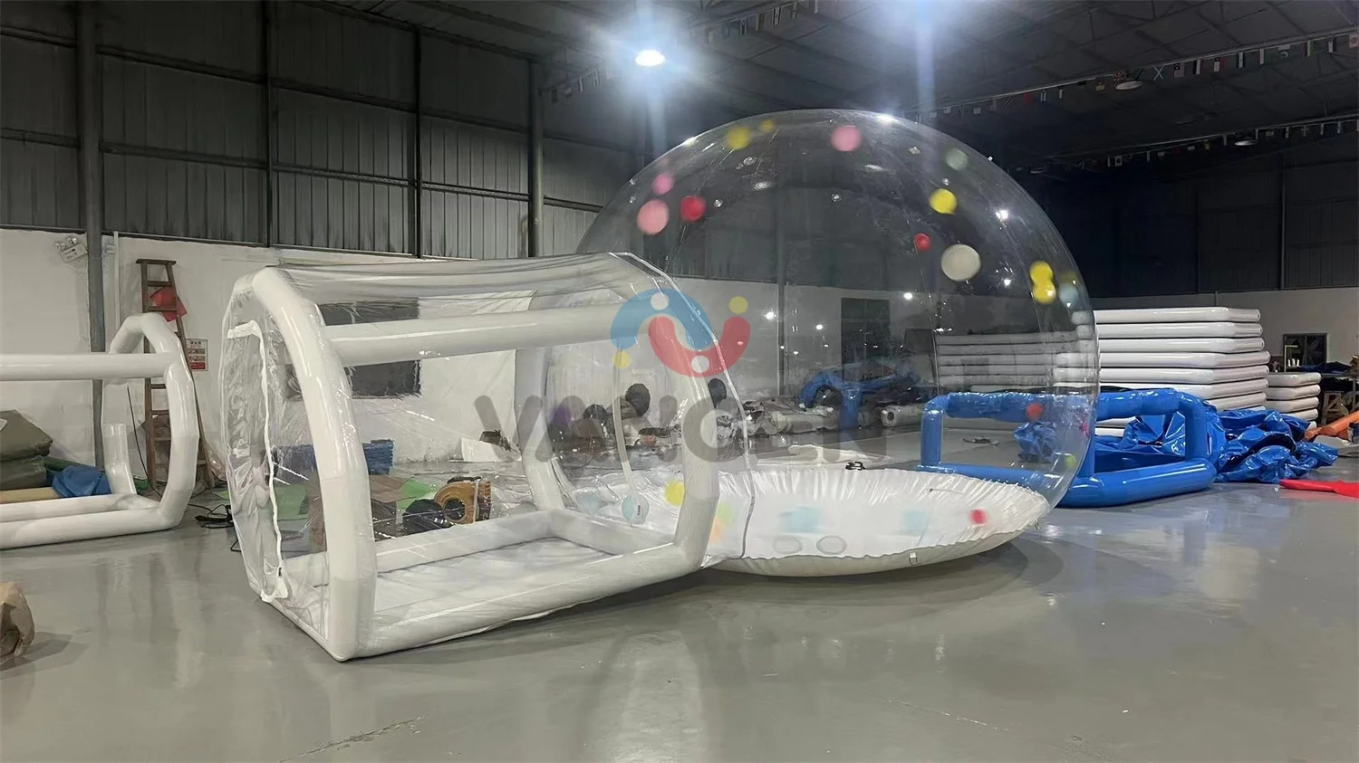 Kids Party Balloons Fun House Giant Clear Inflatable Crystal Igloo Dome Bubble Tent Transparent Inflatable Bubble Balloons House