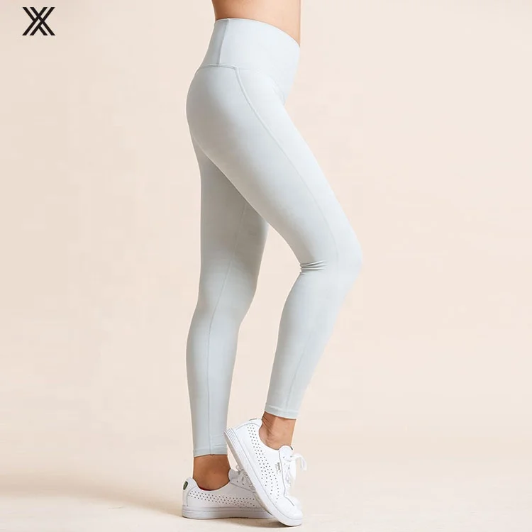 Оптовая продажа, белая женская спортивная одежда с высокой талией, леггинсы с принтом для йоги, фитнеса, Стрейчевые штаны из спандекса и полиэстера, леггинсы