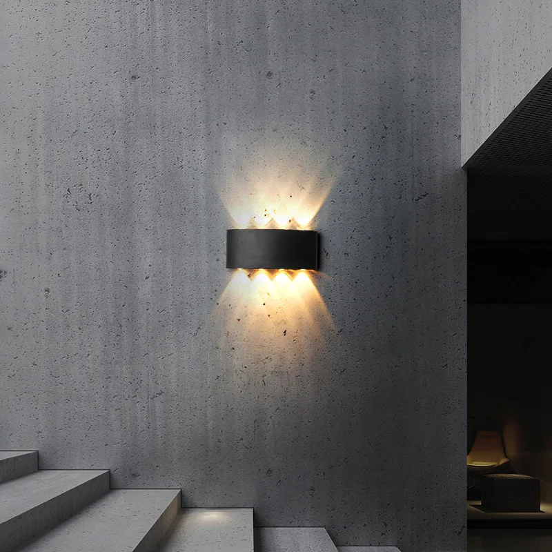 Led Wall Light Indoor Aluminum Decoration Interior Lighting Up and Down Waterproof wall light Outdoor Garden Wall Lamp