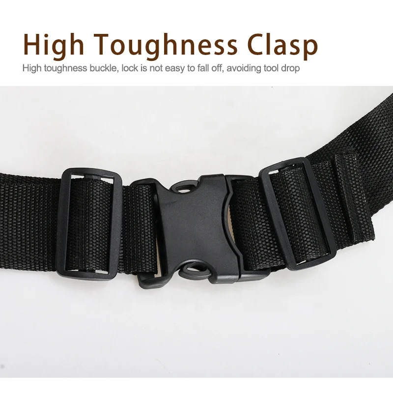 factory directly durable large compartment electrician tool bag garden tool kits waist packs oxford cloth