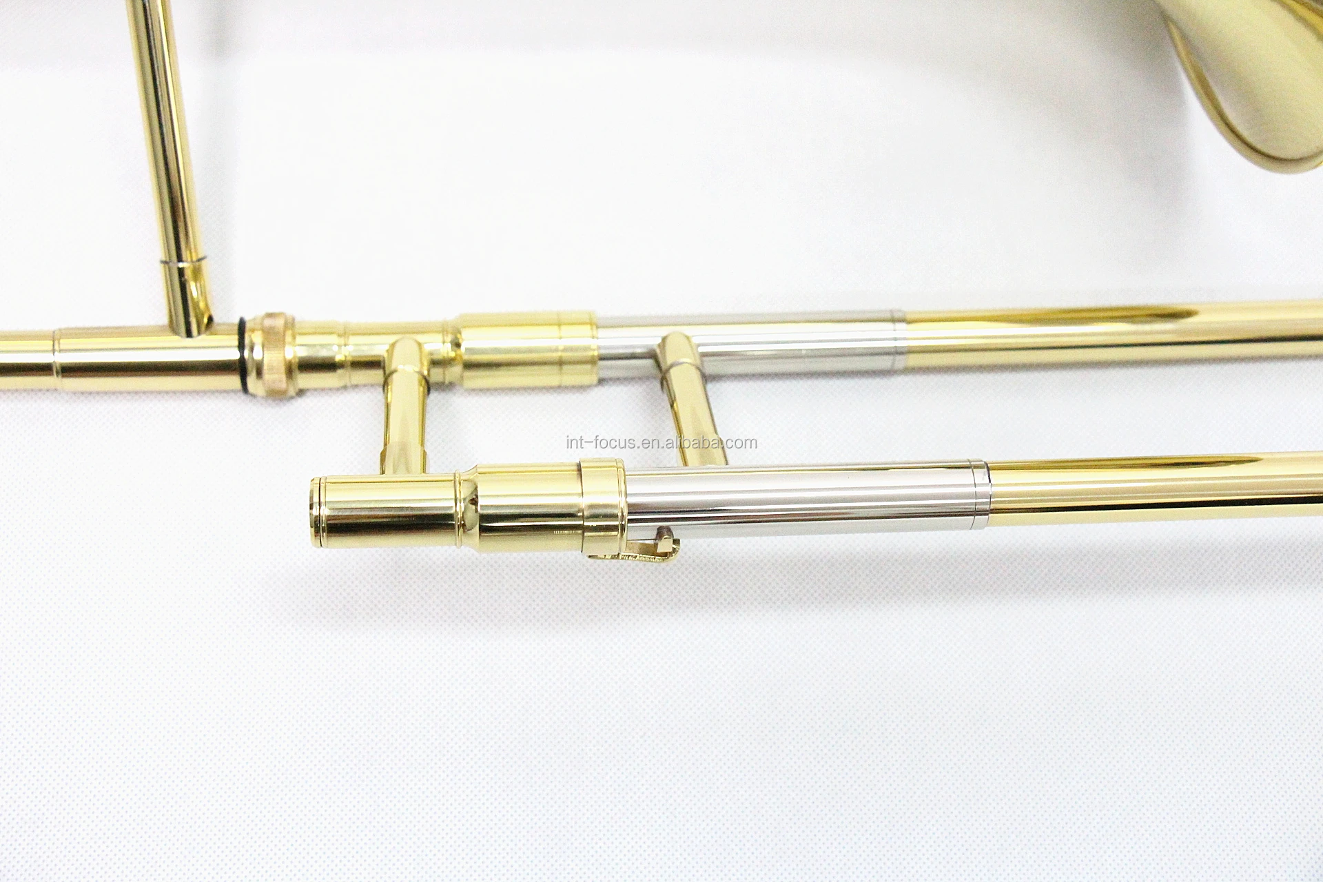 China factory wholesale bb stand tenor trombone musical instrument with bocal de trombone and estuche de trombon