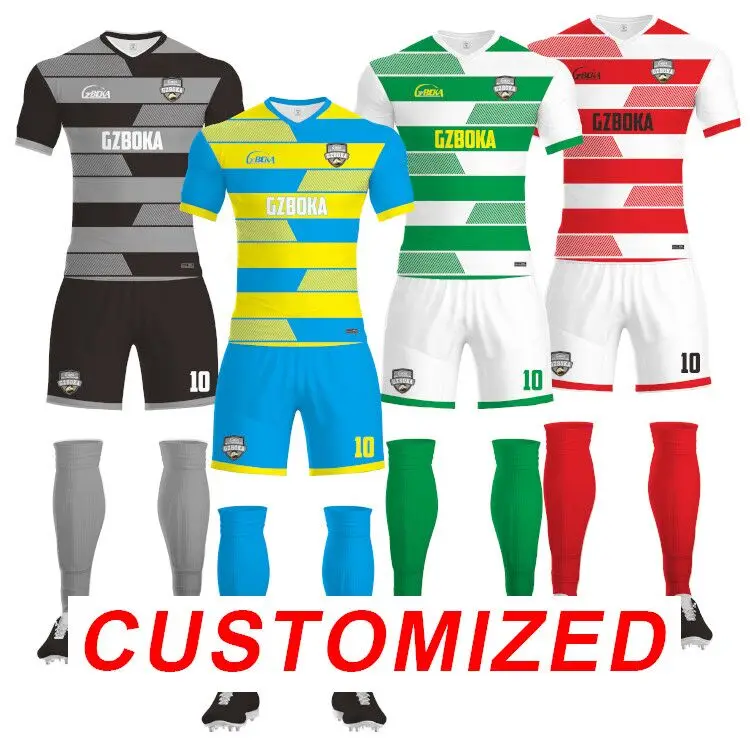 Wholesale high quality custom football jerseys for set