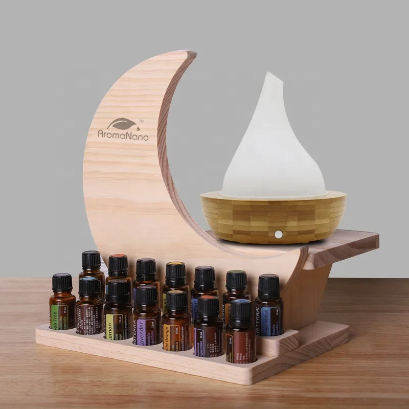 Подставка для аромадиффузора AromaNano New Moon деревянная витрина масла подарок полка хранения лака ногтей эфирных