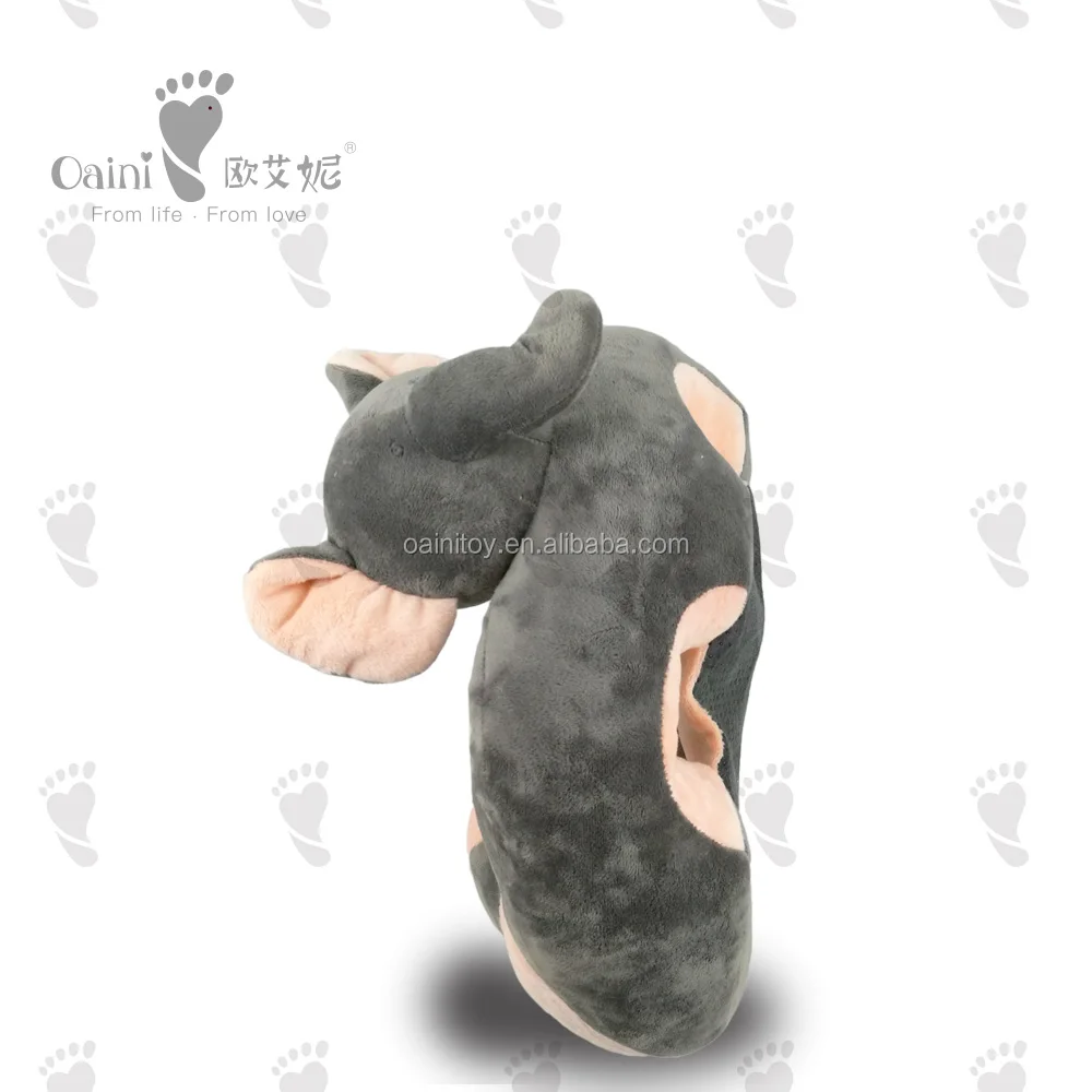 Factory Popular Cotton Learning Baby Sofa ODM OEM Cute Plush Animal Baby Feeding Chair Grey Elephant Infant Sofa