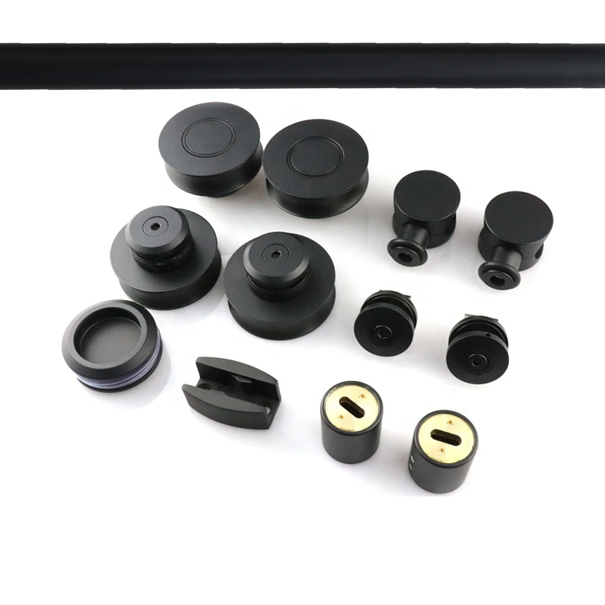 China supplier sliding door hardware 304 stainless steel accessories bathroom for wardrobe sliding door system