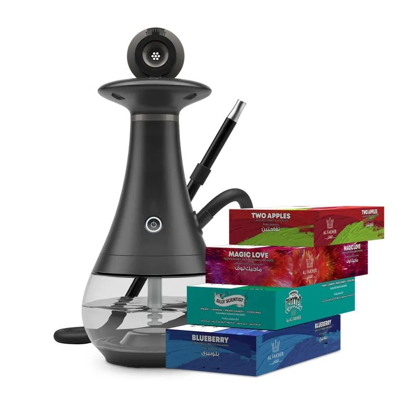 Trendy Hot hookah Arghile set Portable hookah shisha Fashion with Pods flavor Narghile hookah Shisha