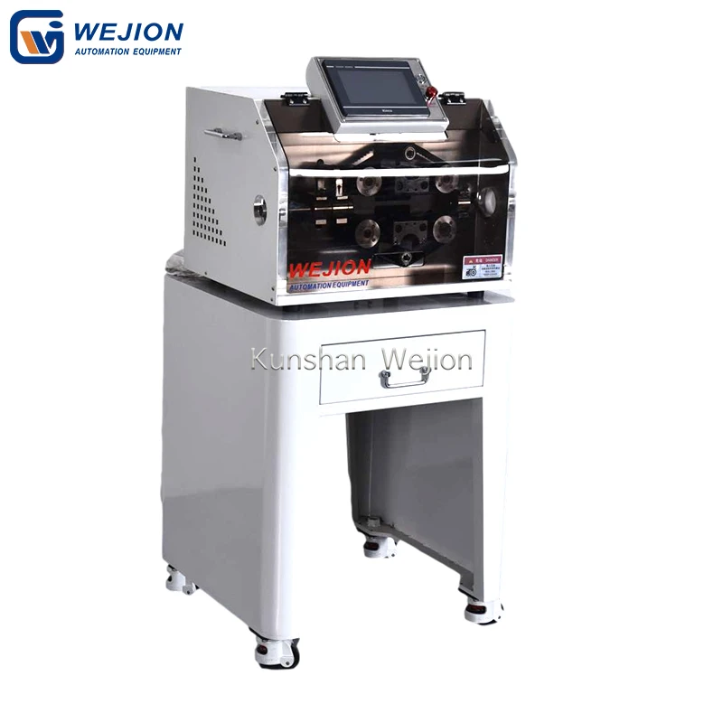 WEJION Fully Automatic Belt Driven Hard Pipe, PVC Water Pipe Cutting Machine For 5-35mm High Speed Pipe Rotary Cutting Machine