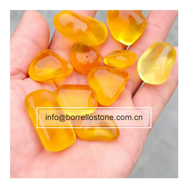 Popular welocmed best selling sea glass pebble , unique glass , gemstone glass