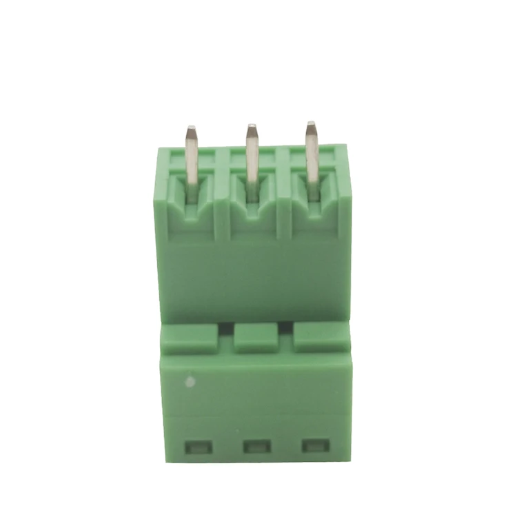 16-28AWG 3.81mm pitch 3 pole pcb Male Female connector 3pin  pluggable terminal connector block