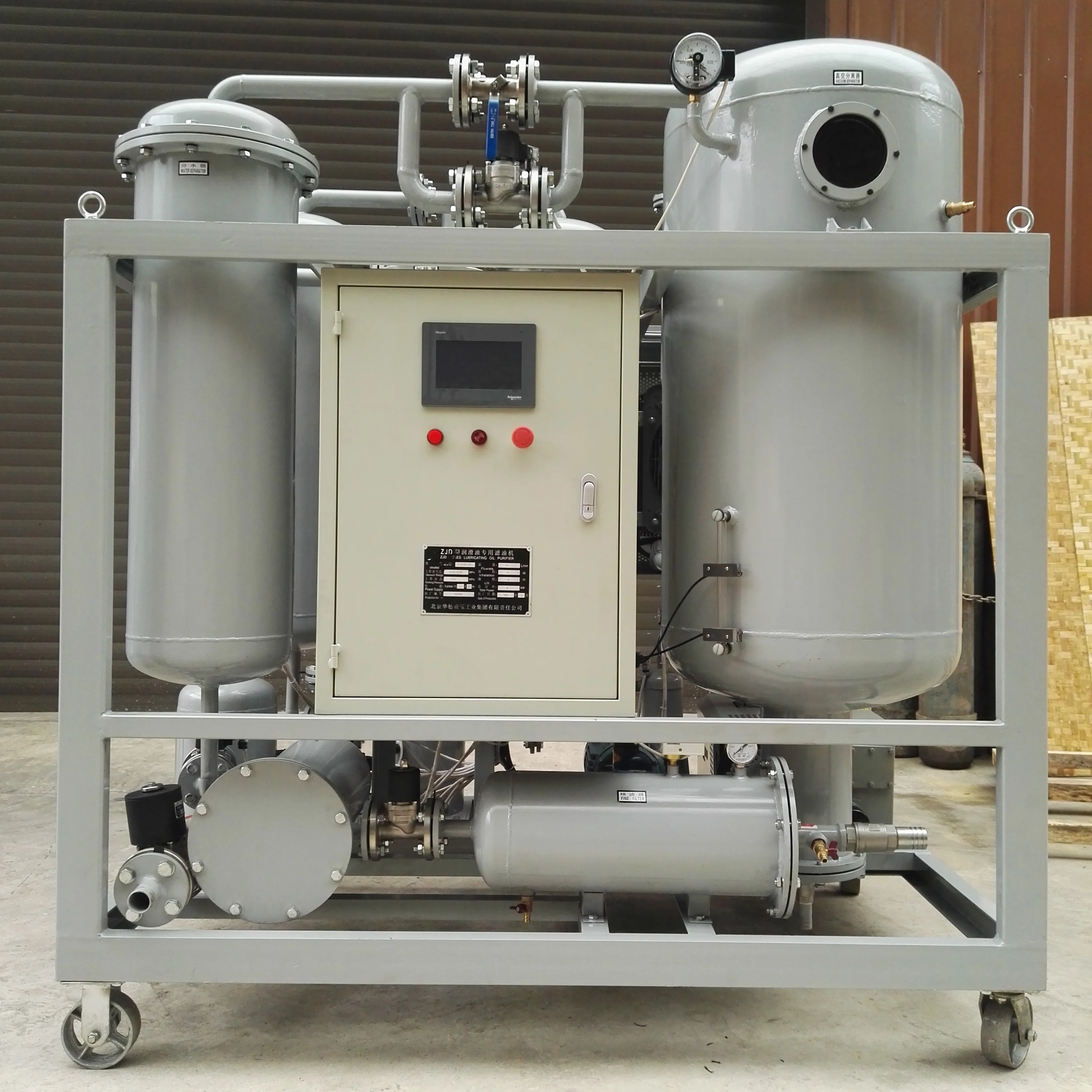 High Viscosity Gear oil Purifier Turbine Oil Coalescing Separating Filter Purification Machine