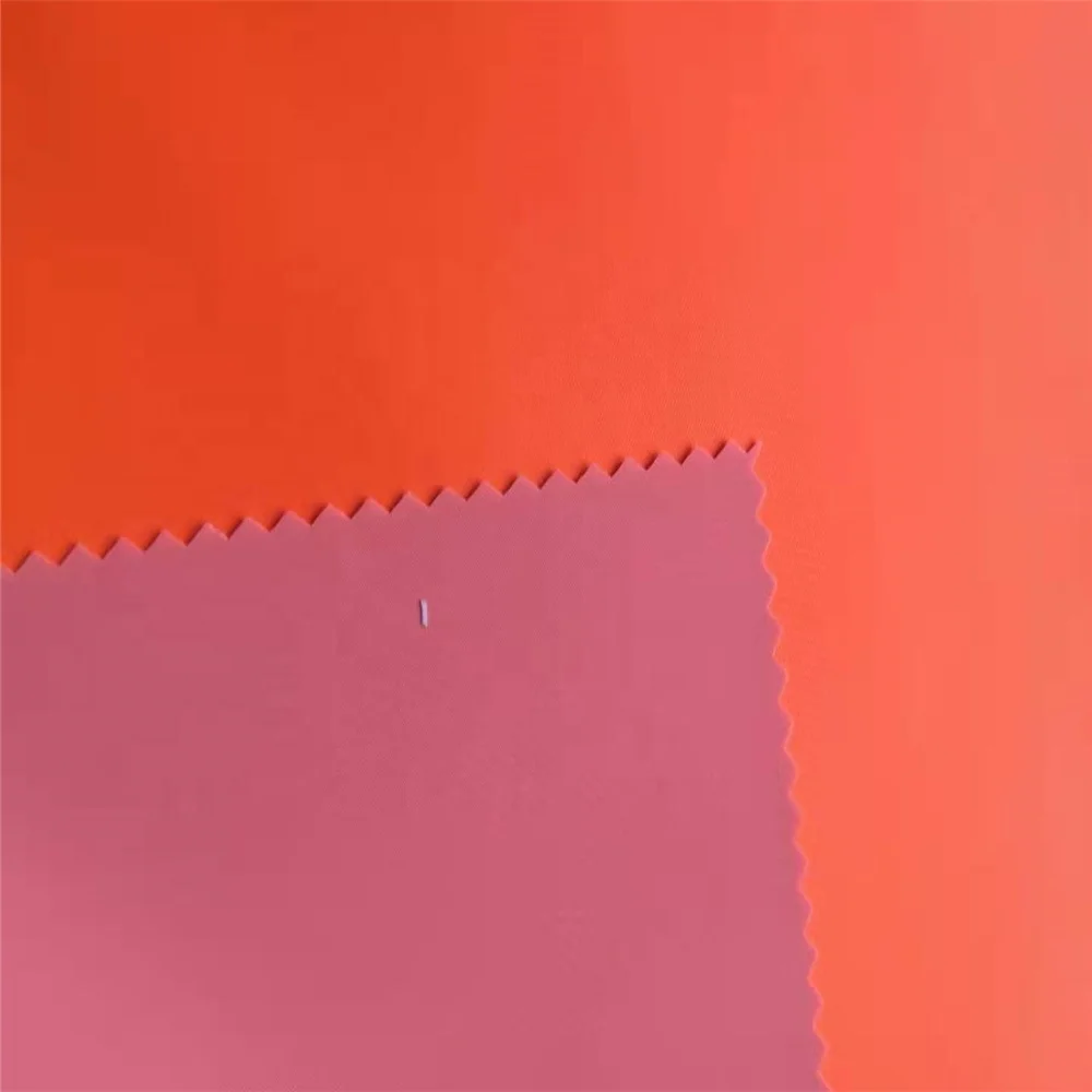 
polyester waterproof raincoat fabric/190T 0.18mm pvc coated taffeta fabric 