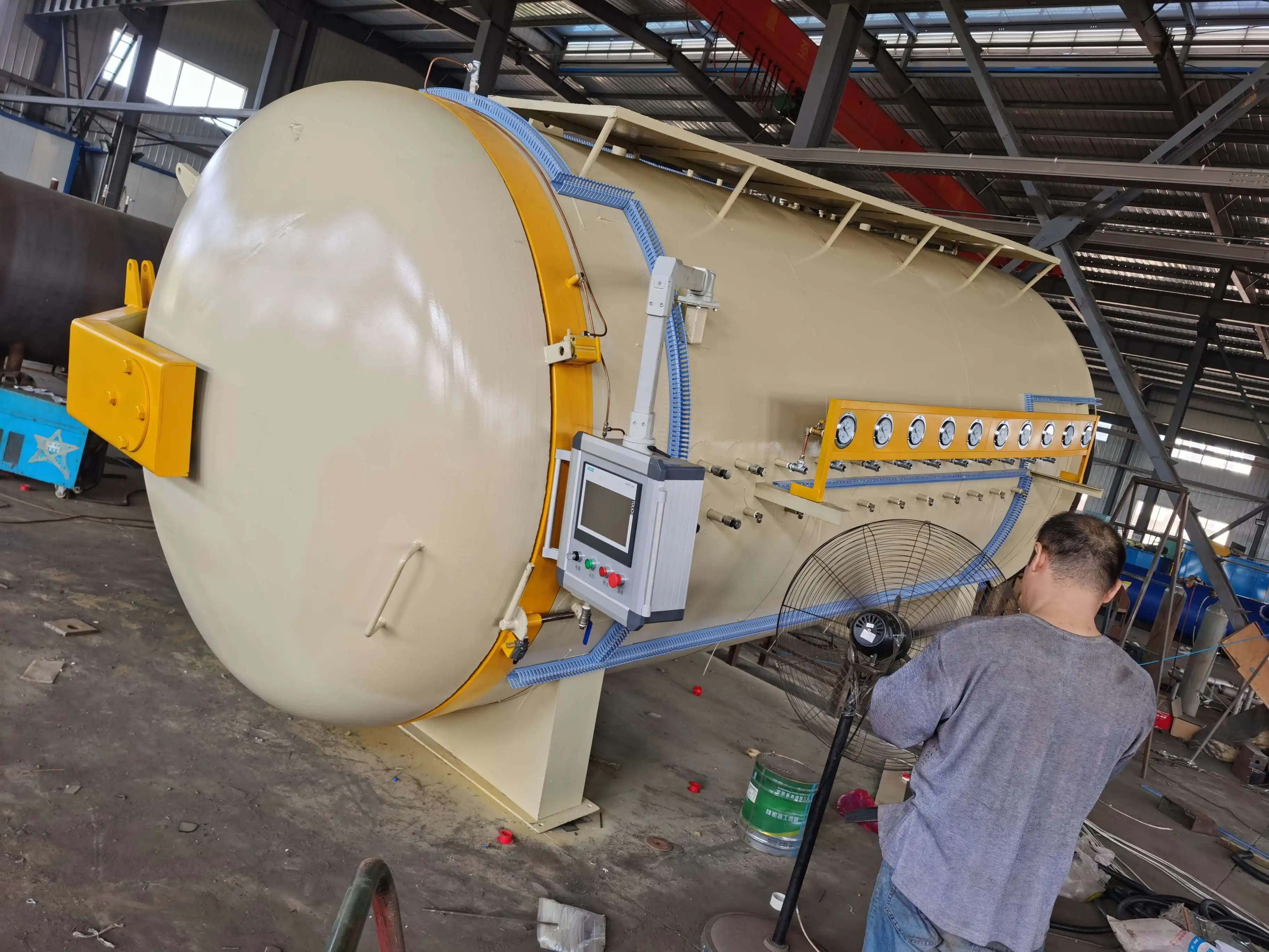 Industrial high pressure vessel composite carbon fiber autoclave price