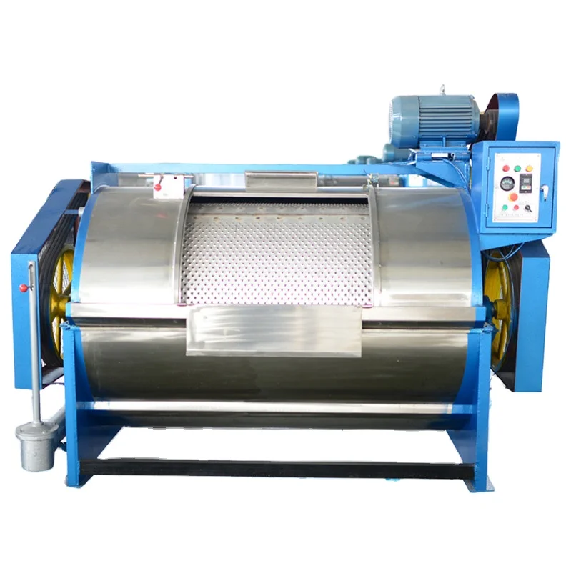 100kg Semi Automatic Commercial Washing Machine Steam Heated Hotel Clothes Industrial Good Prices on Sale