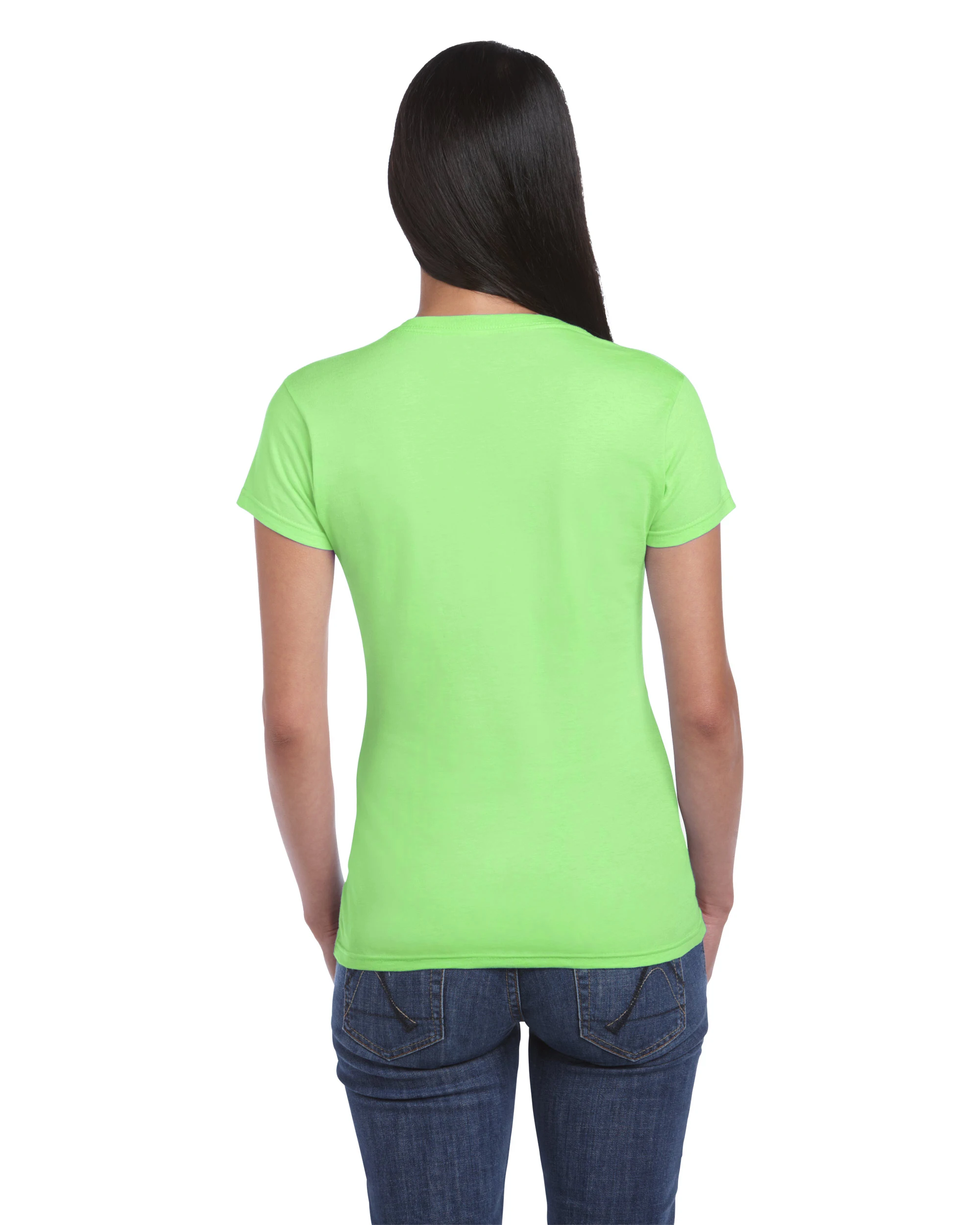 Your logo custom printing Free  labels print and hang tags  free printing 100% American Cotton T-shirt women