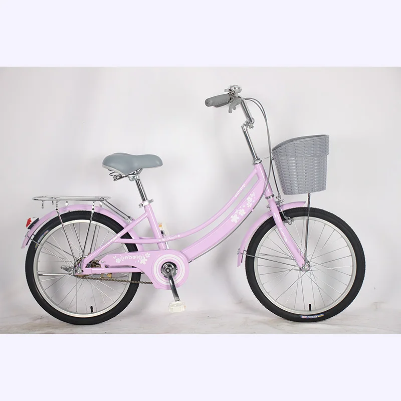 factory price children bicycle kid bike with front basket and comfortable saddle for girls student bike