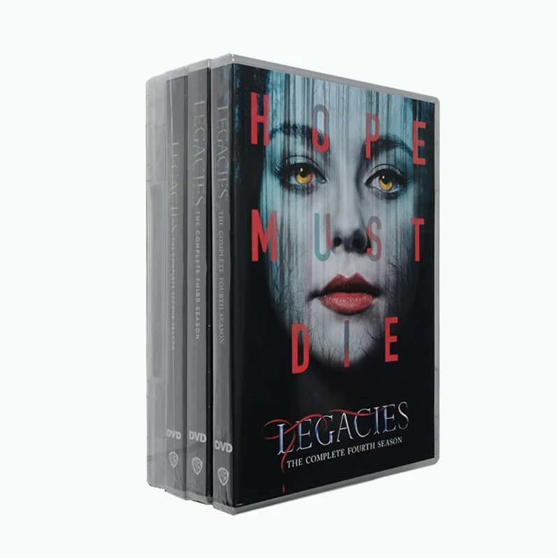 LEGACIES сезон 1-4 бокс-сет 13 дисков оптовая продажа с фабрики DVD-фильмы сериалы мультяшный Cusstomized Регион 1/регион 2 бесплатная доставка