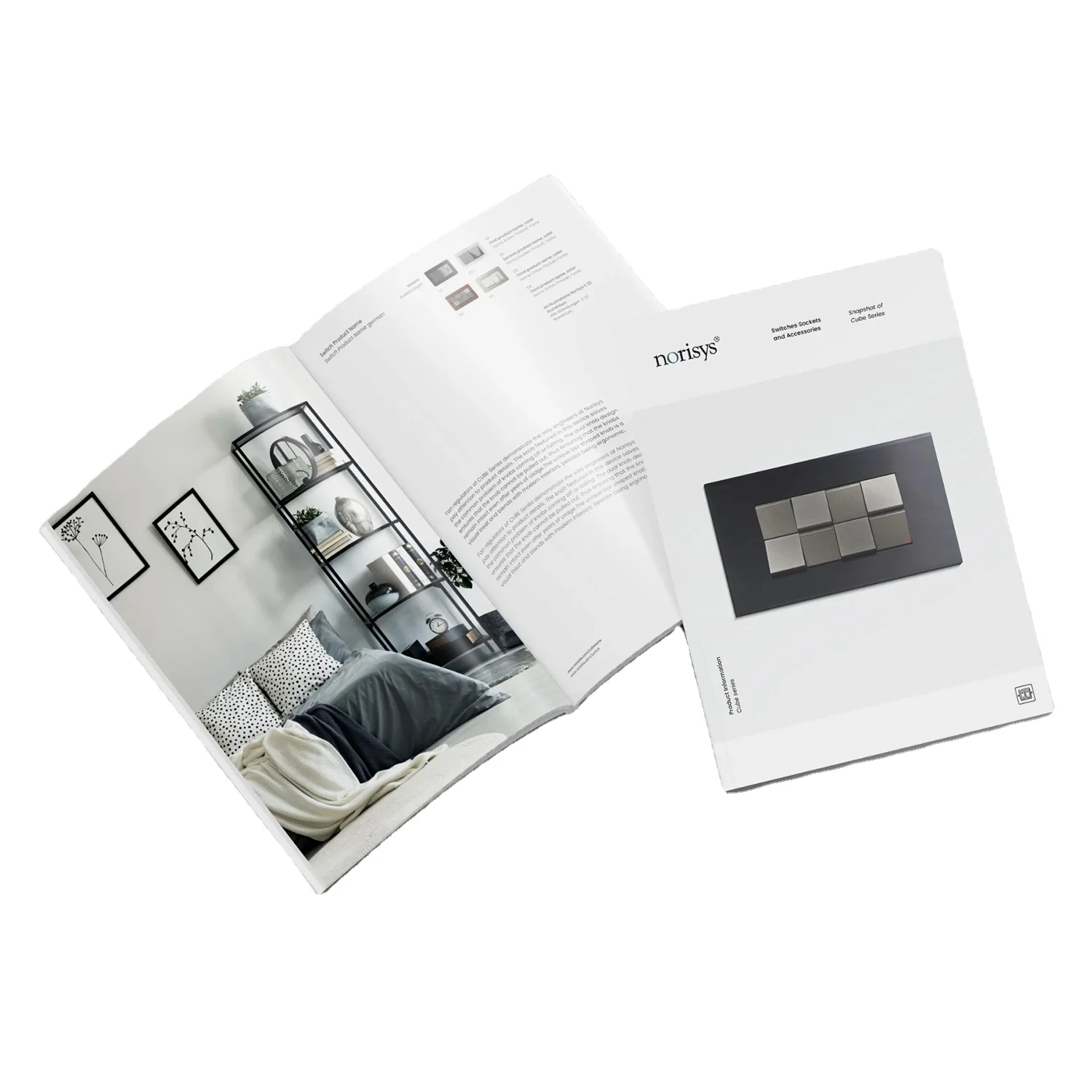 Custom color designed A3 A4 A5 A6 instruction catalog personalized small manual saddle stitch brochure booklet printing