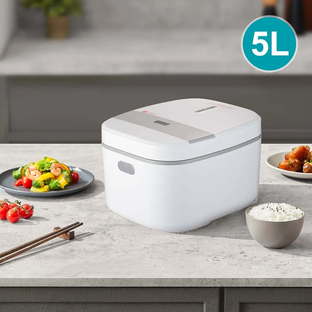 WINNING STAR ST-9375 5L Portable Low-Sugar Cooker LED Touch Panel Multi-functional Smart Rice Cooker with 8Functions
