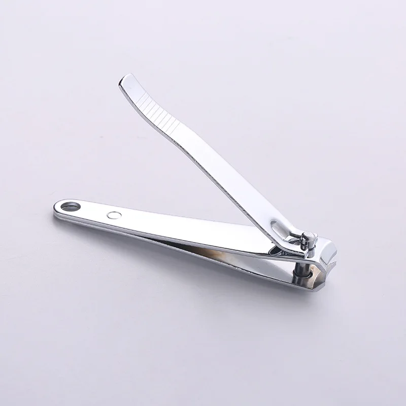 
High Quality Large Adult Carbon Steel Manicure Straight Edge Nail Clipper With A Catcher 