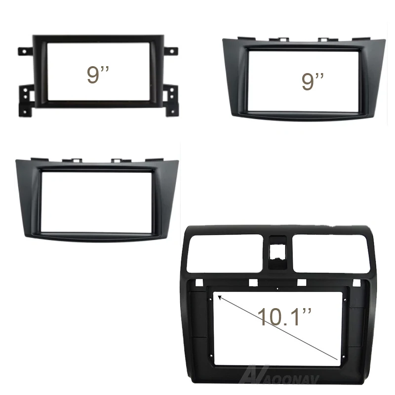 For Mitsubishi I200 Triton xpander montero grandis ASX mirage faros evo eclipse Galant colt Android car stereo radio dvd frame